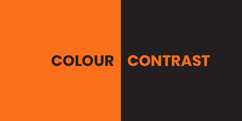 Choosing The Colour Contrast